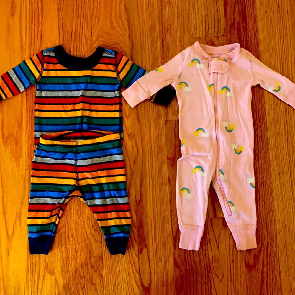 Hanna Andersson 50 cm pajamas 2-pack